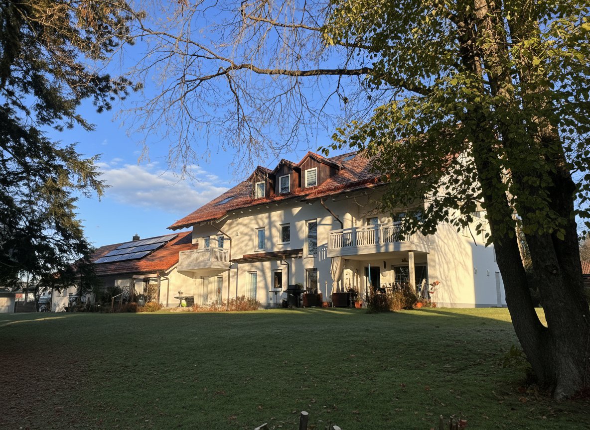 gepflegte 3 Zimmerwohnung im EG mit Terrasse -  B8