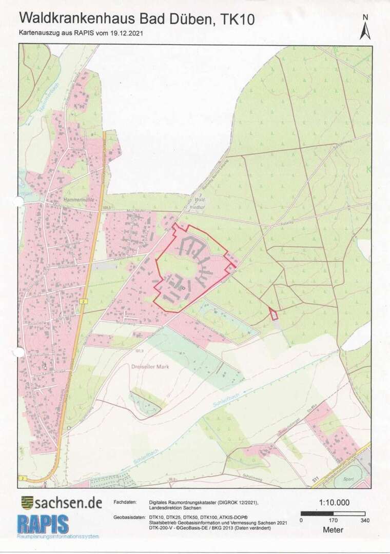 134.340 m² Entwicklungsareal mit vielseitiger Nutzbarkeit in Bad Düben