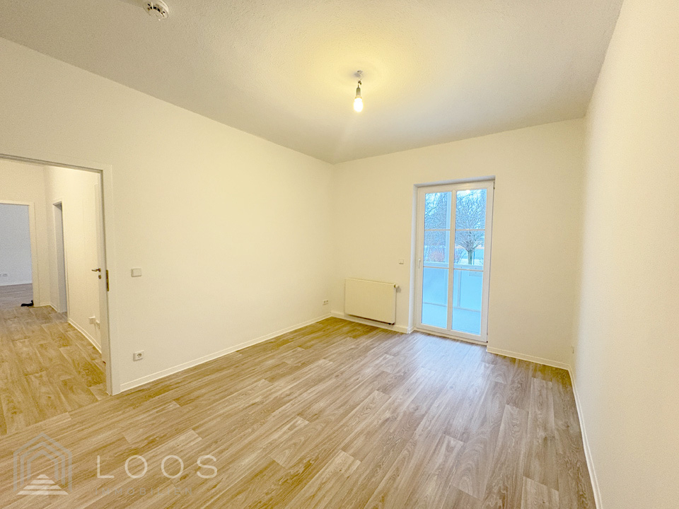 modernisierte 2-Zimmerwohnung mit Balkon - Parterre