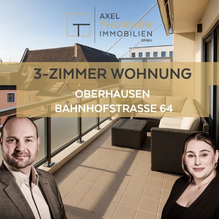 Barrierefreie 3-Zimmer-Wohnung mit Balkon in zentraler Lage von Oberhausen