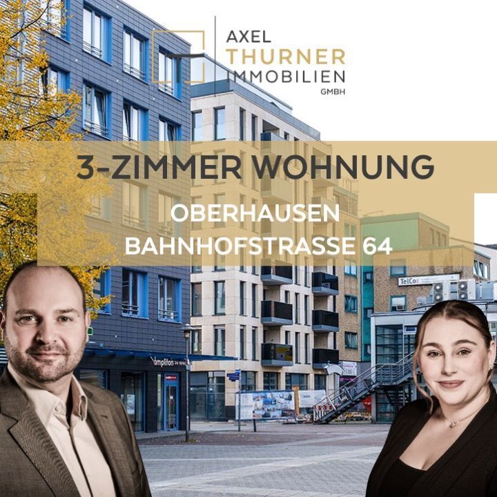 3-Zimmer-Wohnung mit Balkon in zentraler Lage von Oberhausen (Barrierefrei)