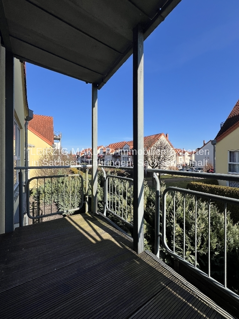 ZU VERMIETEN: 2-Zimmerwohnung mit Balkon - Am Turnplatz 7, Leipzig OT Burghausen