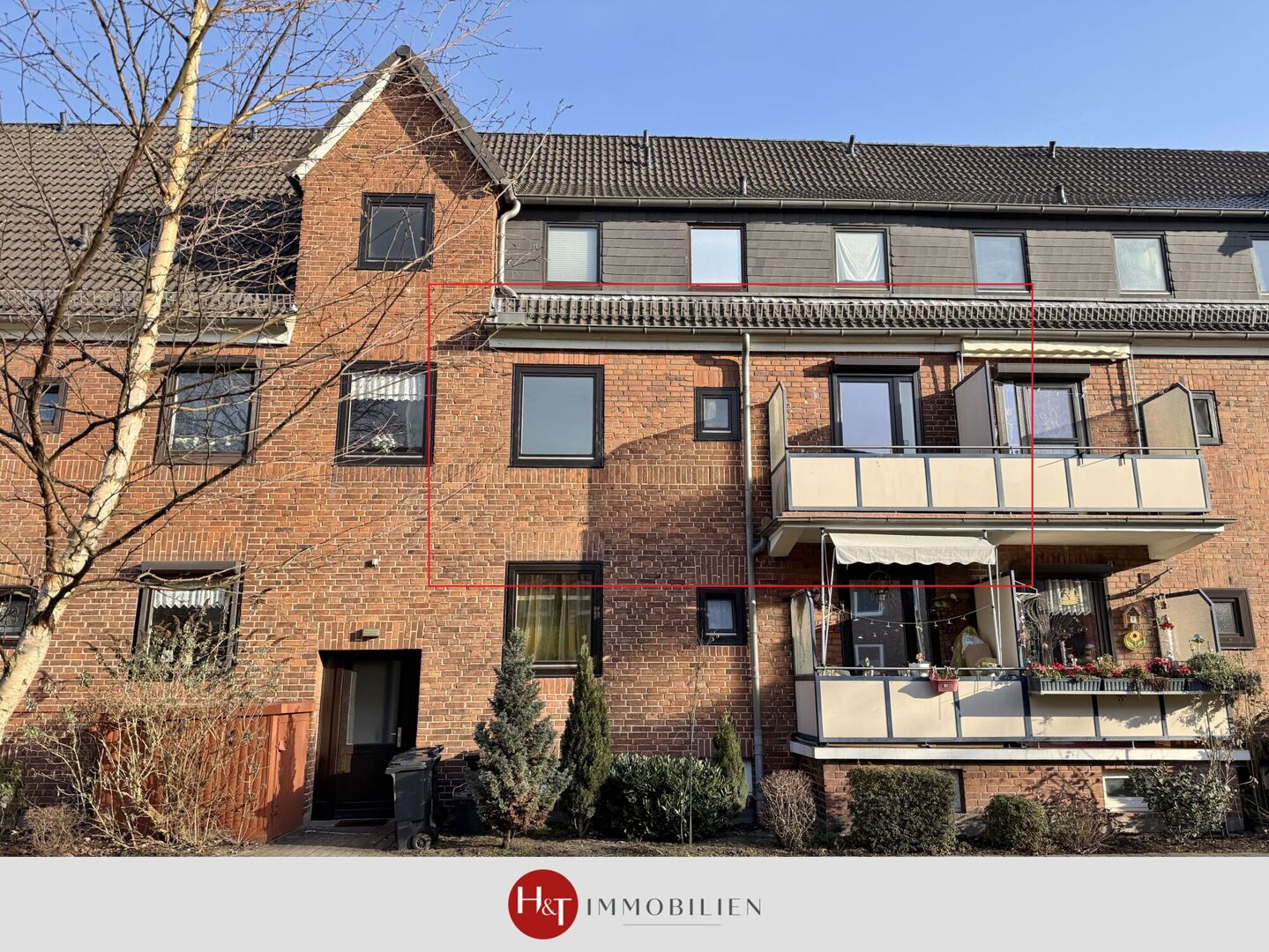 Ruhig gelegen! Drei-Zimmer-Wohnung mit Südwest-Balkon!