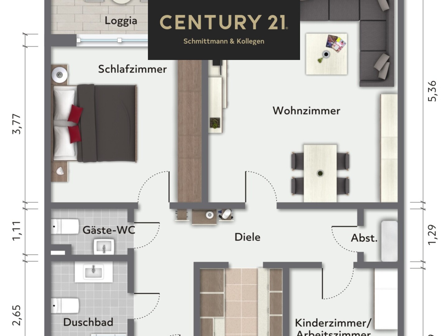 Guter Jahresstart: Gut geschnittene Wohnung zwischen Gartenstadt und Phöenixsee