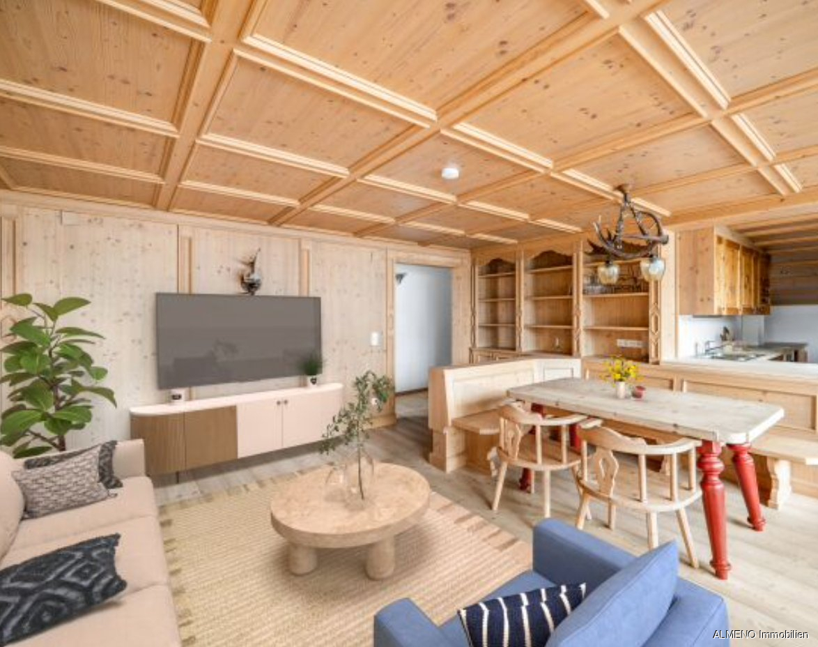 Wunderschöne Dachgeschoßwohnung im Zentrum von Kitzbühel mit Balkon und Garage!