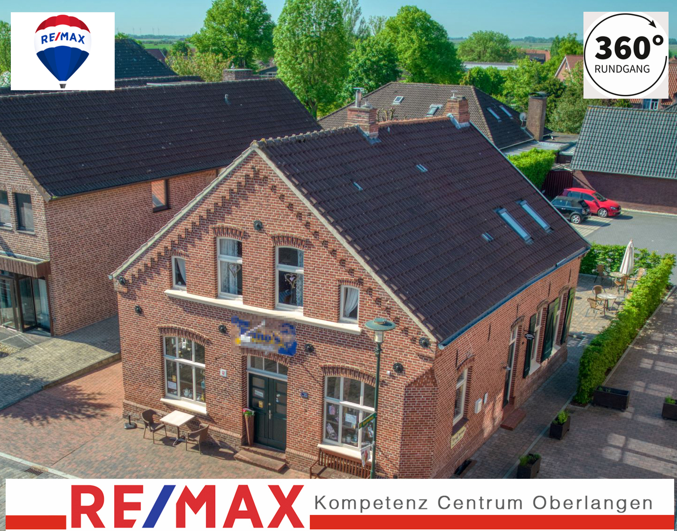 Historisches,  2013 saniertes  Juwel in Ditzum, Cafe und 2 Ferienwohnungen