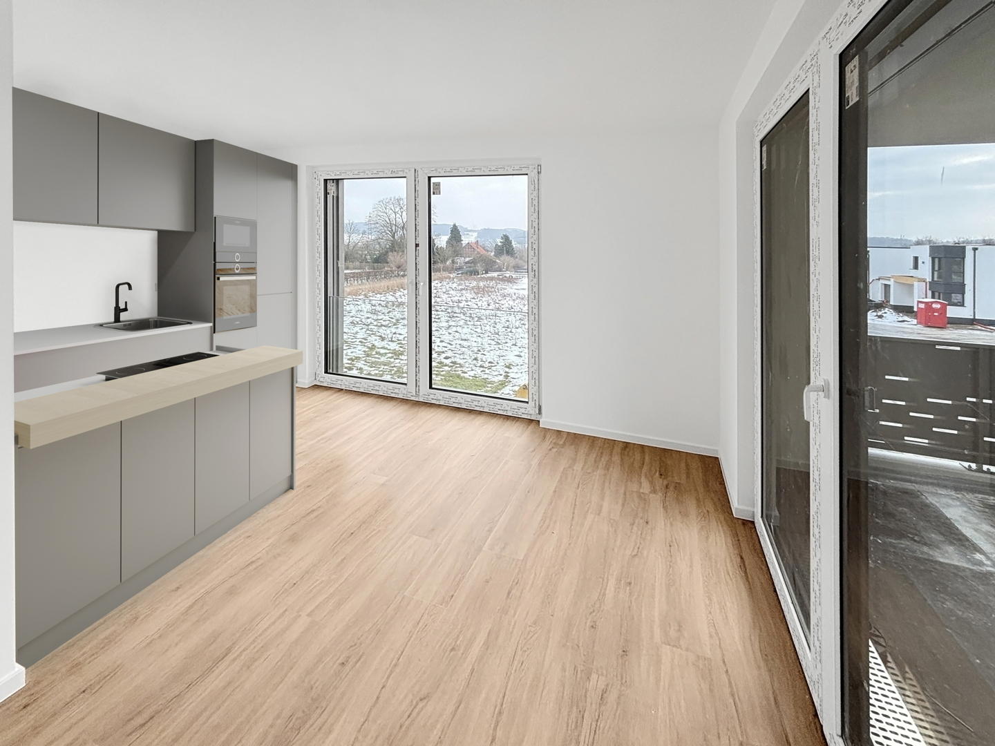 Erstbezug zur Miete - Moderne, helle 3-Zimmer-Wohnung in guter Lage von Voxtrup