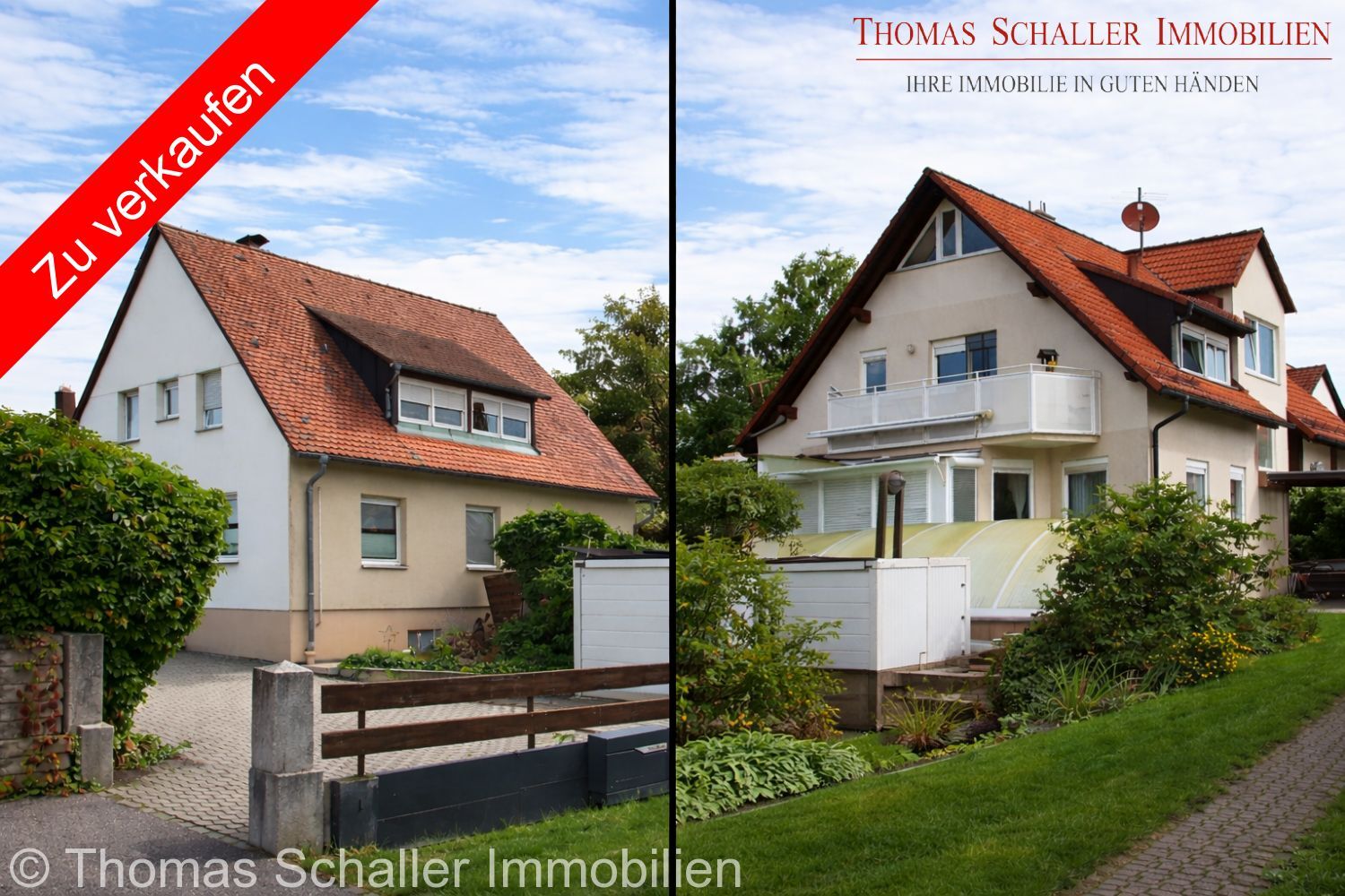 Wohn- und Anlageensemble bestehend aus Mehrfamilienhaus & Zweifamilienhaus