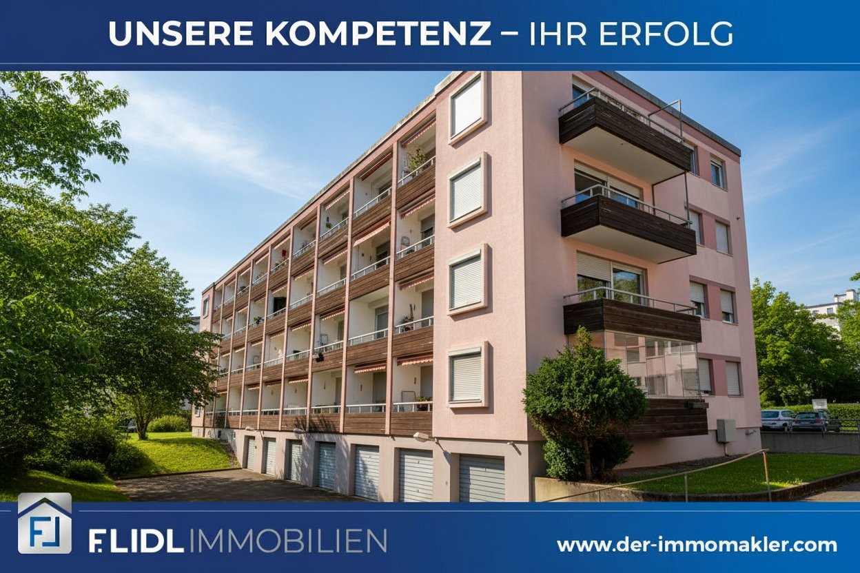 Bad Füssing 3 Zimmerwohnung - EG (Hochparterre) m. Balkon (Wintergarten)