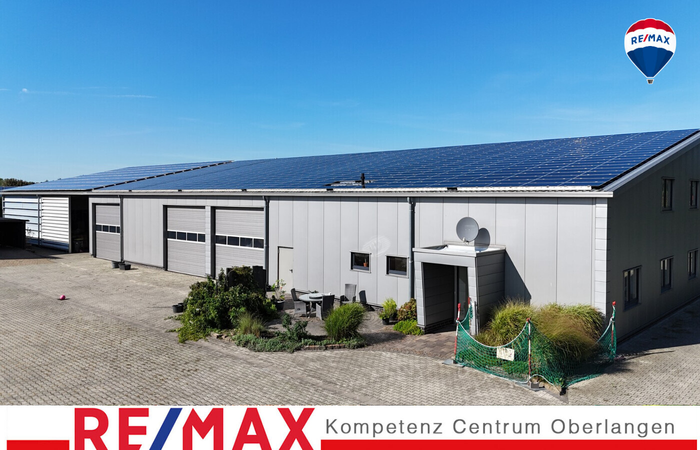 Vielseitig nutzbare Gewerbehalle mit Praxis/Büroeinheit und Photovoltaikanlage zum Top-Preis