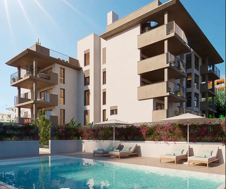 Cala Millor: Apartment in Top-Lage, mit 3 Schlafzimmern, Terasse und Gemeinschaftspool. Obj. 9155