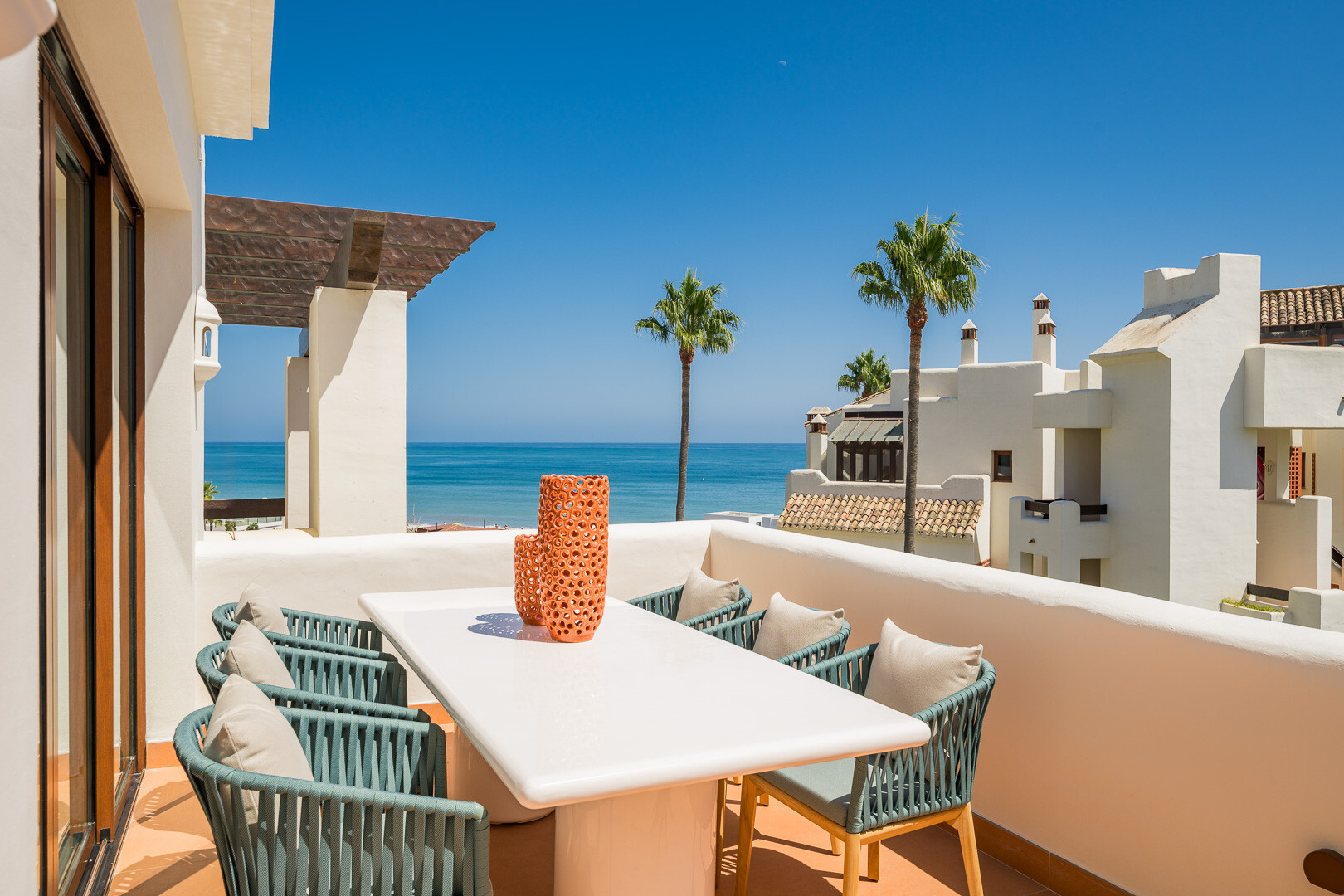 Penthouse in erster Strandlinie in Bahía del Velerín, Estepona - Provisionsfrei!