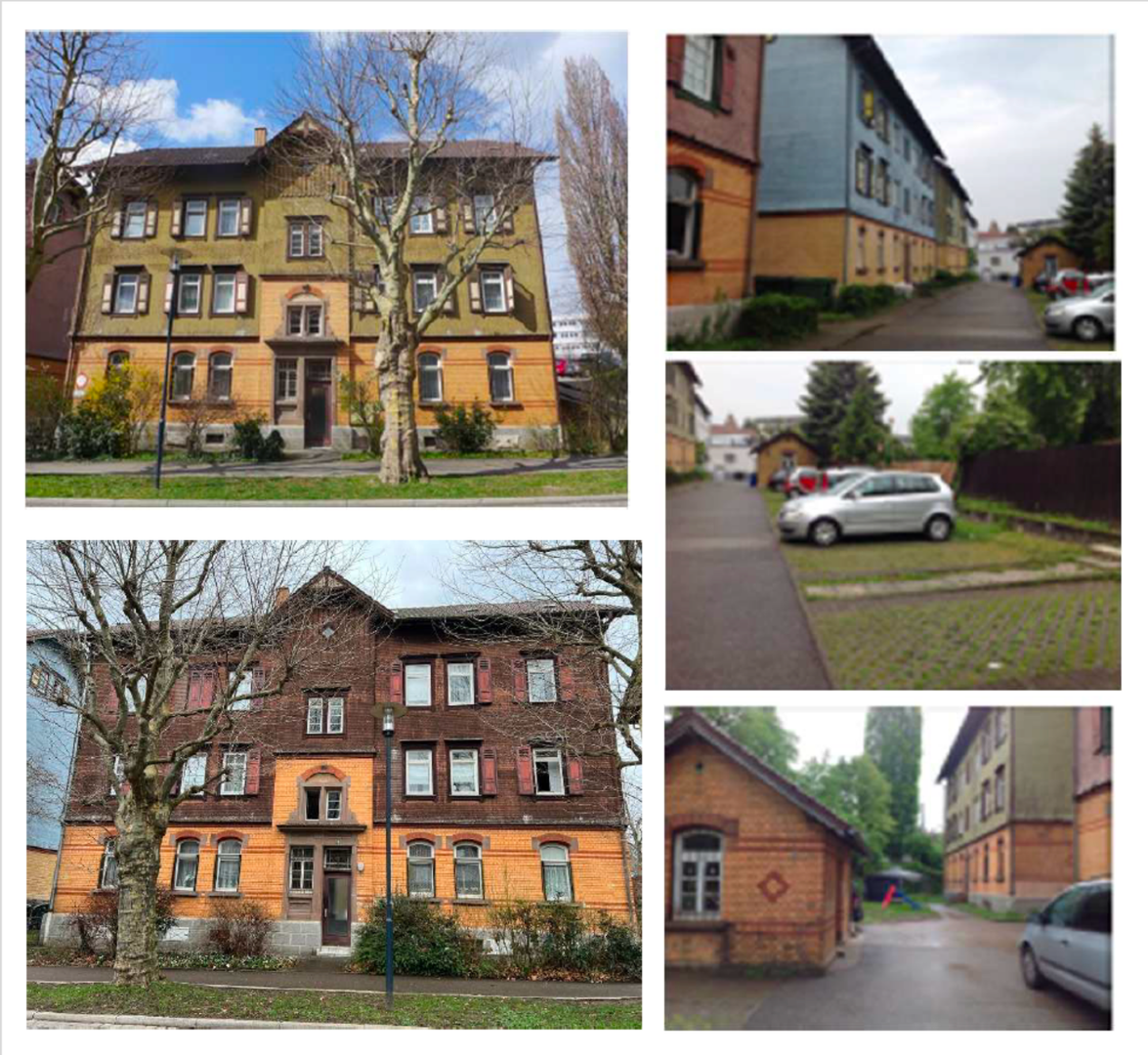 Faktor 17,5 für 4 Mehrfamilienhäuser und 18 Stellplätze