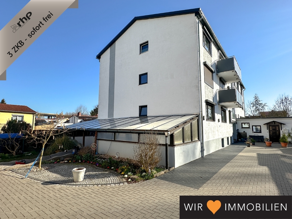 Helle Dreizimmerwohnung - Pfeddersheim sofort frei