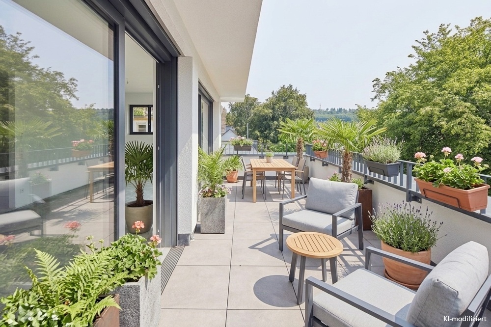 Neubau-Penthouse am Himmelsberg - Citynah zum Erstbezug