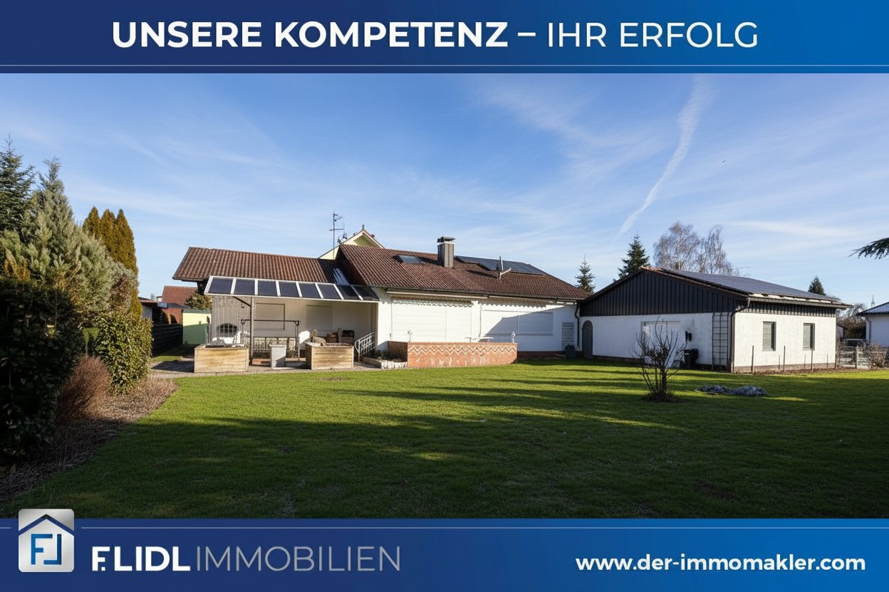 Gepflegtes 2 Fam. Haus m. Einliegerwohnung u. Baugrundstück Bad Füssing / Würding