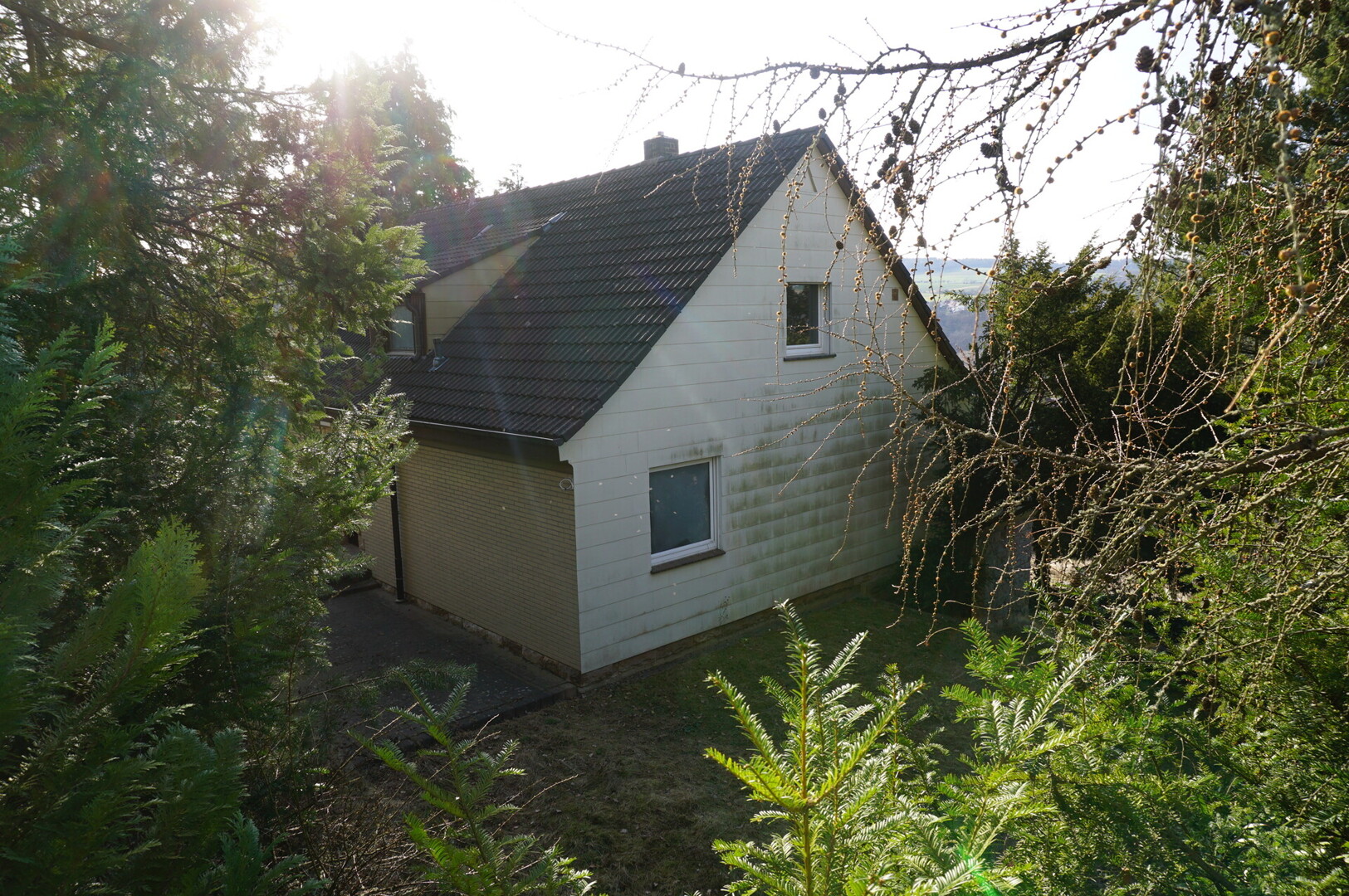 Einfamilienhaus mit großem Grundstück und unverbaubaren Blick. Keine Käuferprovision!