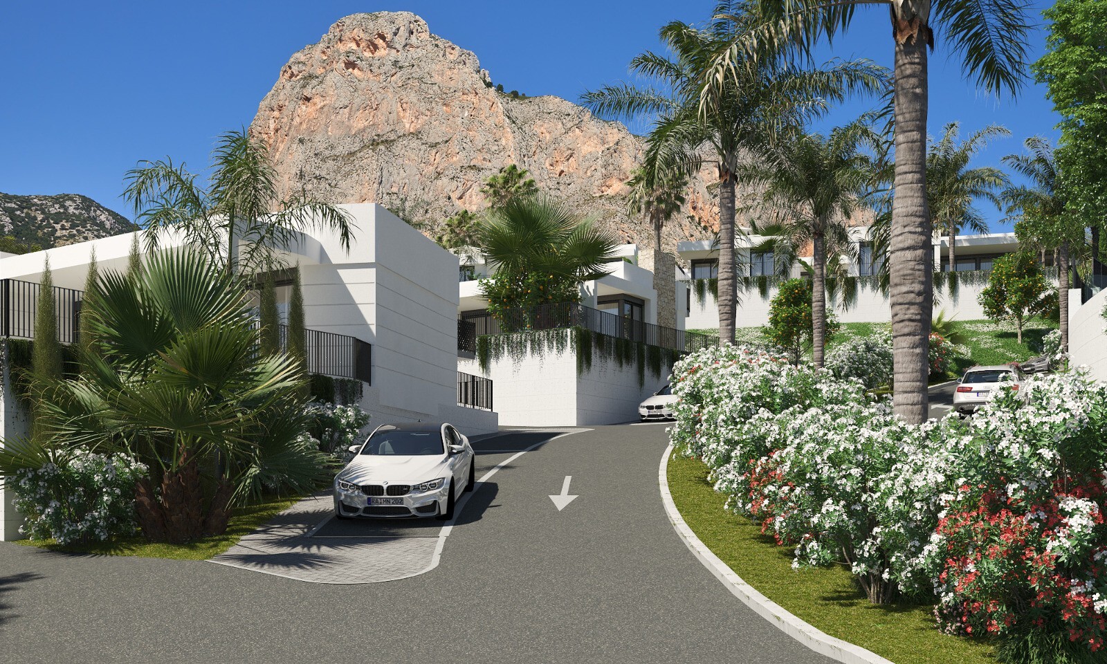Traumhafte Bungalow-Villen mit Panorama-Berg- und Meerblick in Polop de La Marina, Alicante!