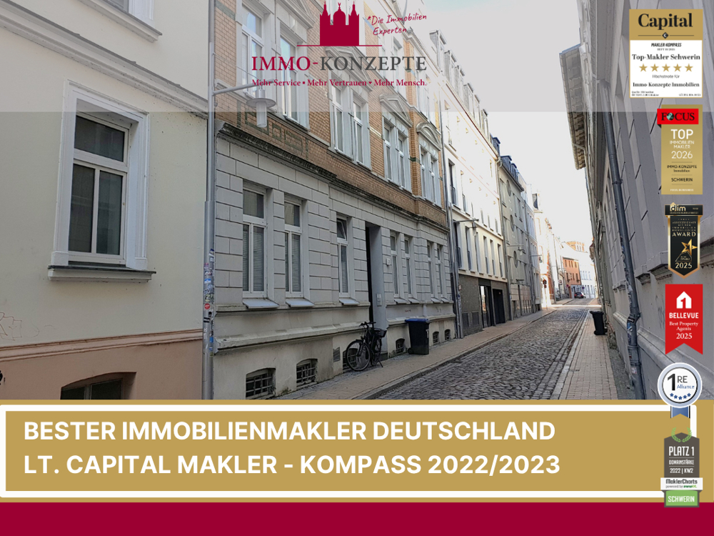 FREI: Attraktives, altersgerechtes Wohnen in der Schelfstadt – 3-Zimmer mit Charme