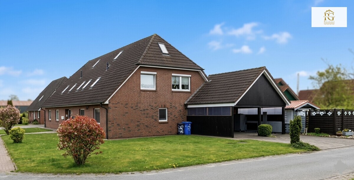 Gepflegte Eigentumswohnung nähe Nordseebad Otterndorf mit Terrasse und Gartenhaus in einem gepflegtem Mehrfamilienhaus in Neuenkirchen