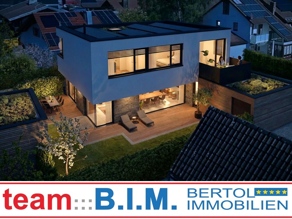 Edle Bauhausvilla auf exklusivem Grundstück in Seenähe.