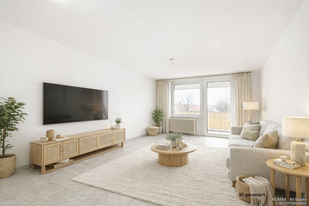 Großzügige 2-Zimmer-Wohnung mit Balkon und Tiefgaragenstellplatz