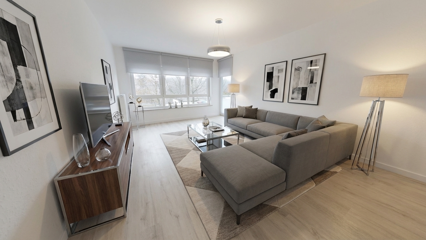 Renovierte 4-Zimmer-Erdgeschoss Wohnung inkl. Balkon (Erstbezug!) mit 360°Rundgang!