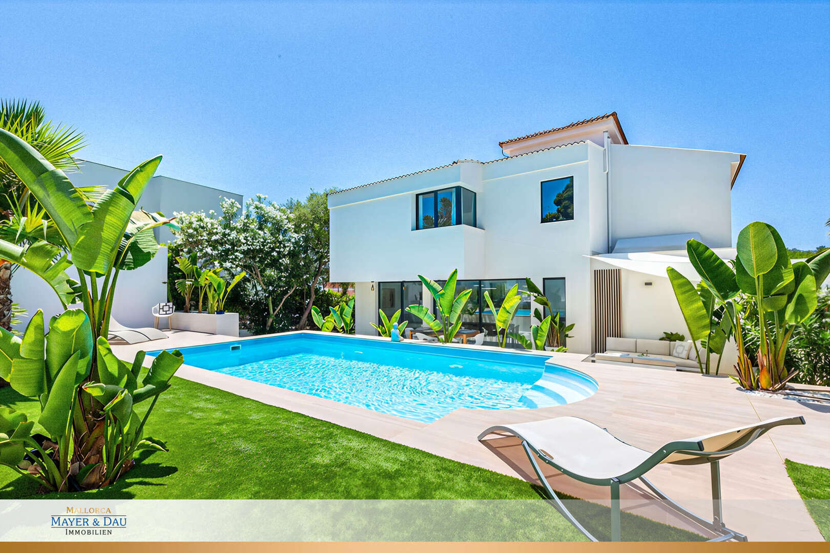 Palmanova: Modernes Traumhaus mit Pool in ruhiger Lage, Obj. Nr. 9615