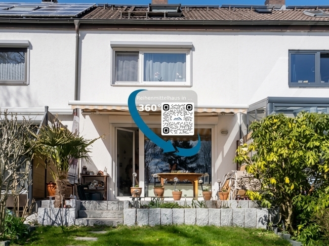 Reihenmittelhaus in idyllischer Lage an der Mühlenau in Rellingen