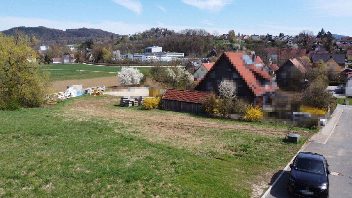 Herrliches Baugrundstück im fränkischen Hersbruck bei Lauf a.d.Peg. 1121m² für Ihr Traumhaus!