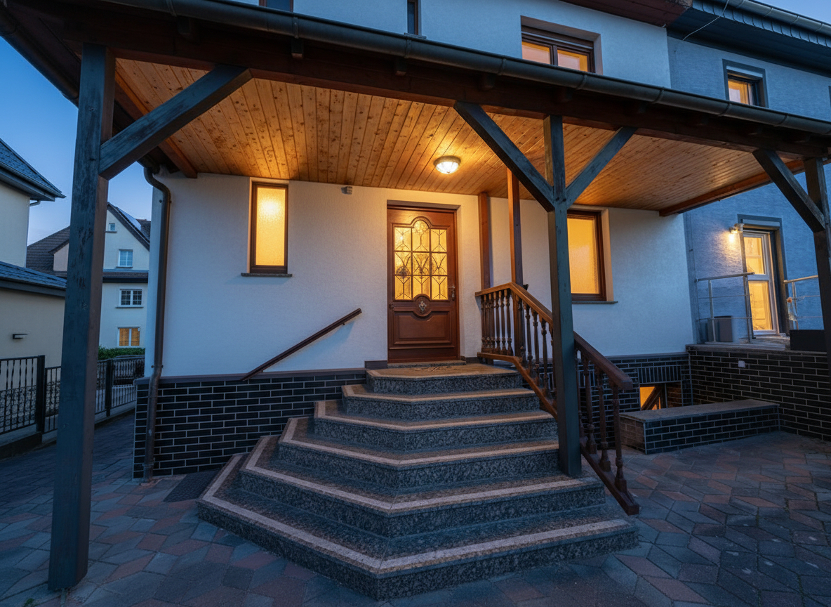 Charmantes Raumwunder mit Urlaubsflair: Doppelhaushälfte mit Pool, Doppelgarage und Gartenhaus !