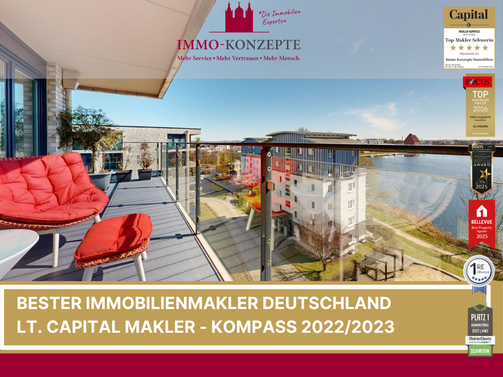 Zwischen See und City – exklusives Penthouse mit Panorama auf Schwerin