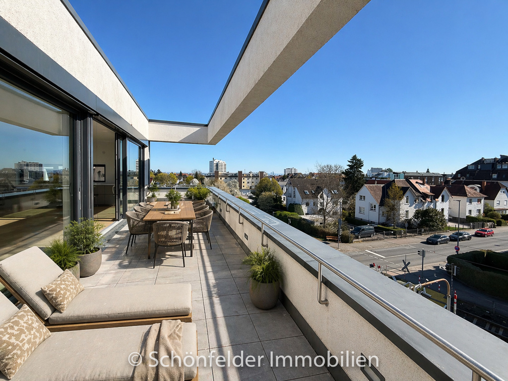 Elegante Penthouse-Wohnung in der Oberurseler City - die perfekte Hausalternative