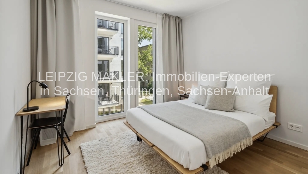 Privates, möbliertes Zimmer im modernen Co-Living Apartment - All-Inclusive im Zentrum von Leipzig