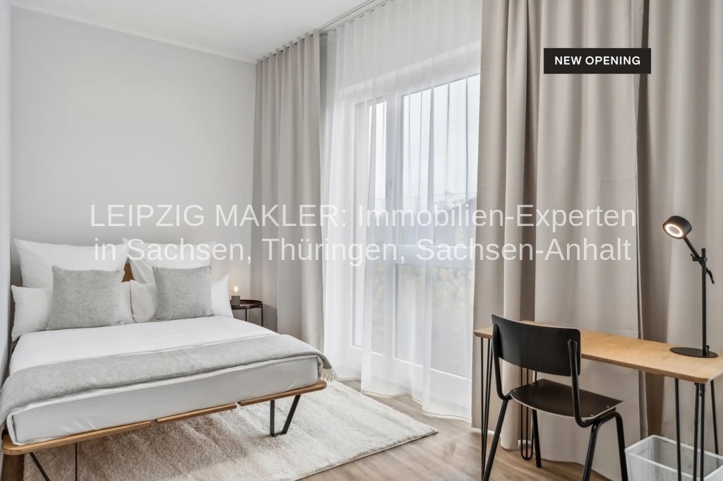 Modernes, voll möbliertes Studio mit allem inklusive im Zentrum von Leipzig - Wohnen auf Zeit