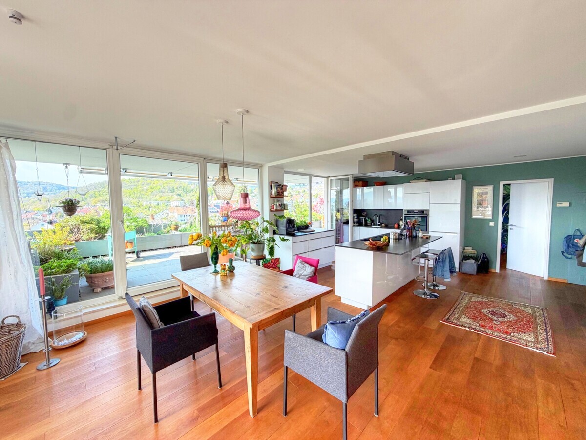 Terrassenwohnung mit Fernblick