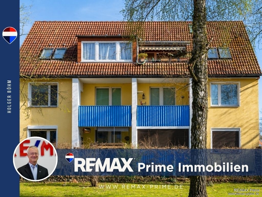 3-Zimmer-Eigentumswohnung in einem kleinen, freistehenden Mehrfamilienhaus mit nur fünf Parteien