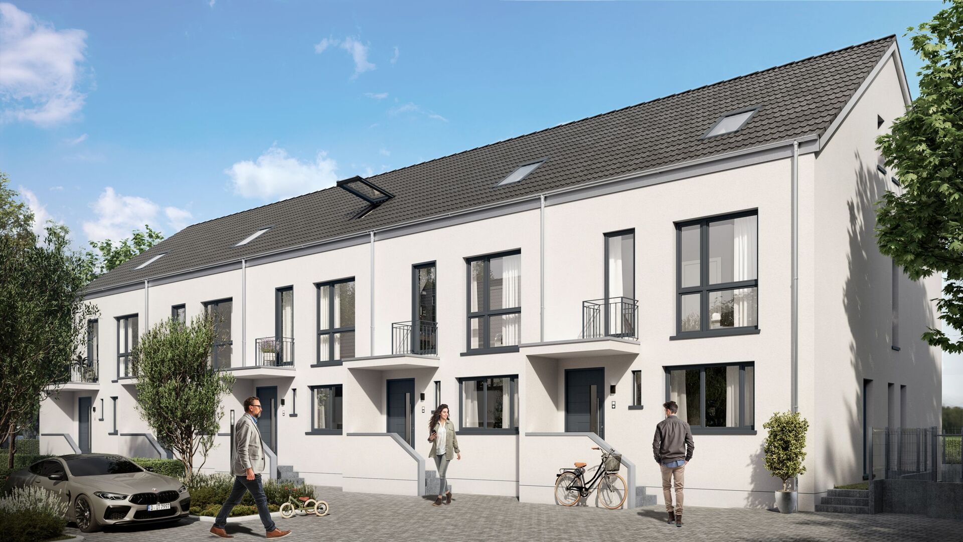KAARST-HOLZBÜTTGEN ... FELDRANDLAGE ... 5 EXKLUSIVE EINFAMILIENHÄUSER