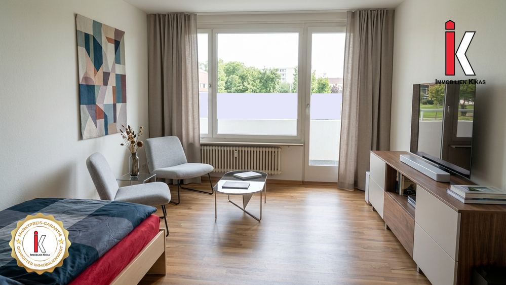 Barrierefrei in der Stadtmitte!
1-Zimmerwohnung in Sindelfingen