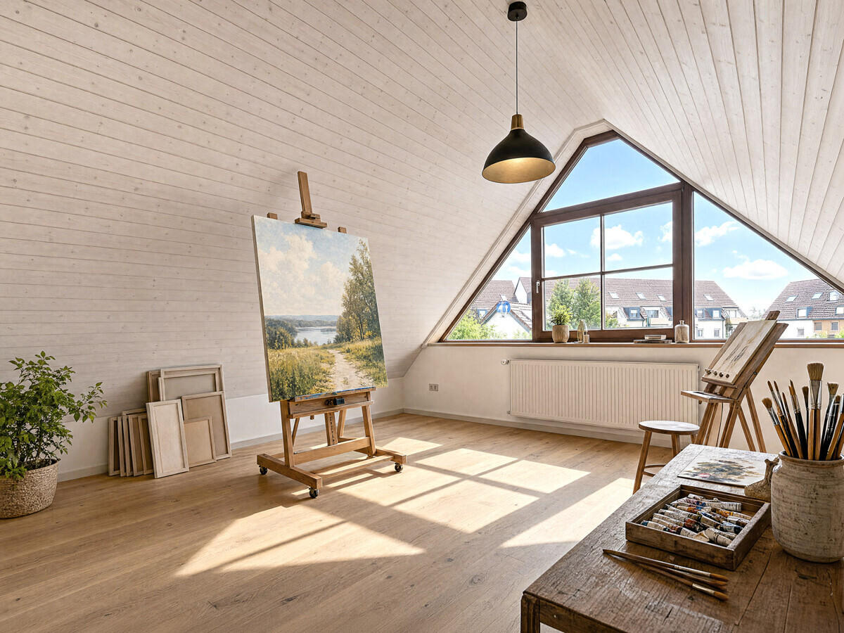 Familienglück mit Südgarten & 2 Garagen und Atelier/Studio – DHH in bester Wohnlage von Wendelstein!