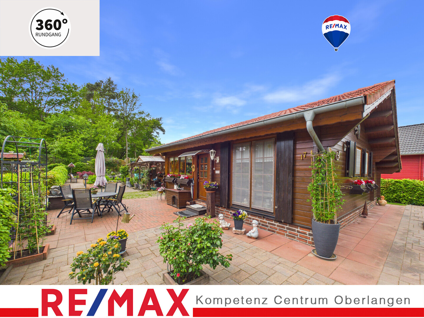 Tolles Holzferienhaus mit Traumgarten-komplett ausgestattet zum Bestpreis