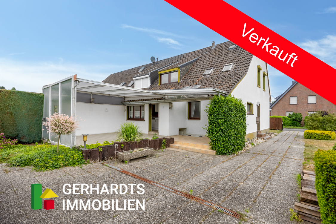 +++ Verkauft! +++ Kompakte Doppelhaushälfte für Ihre Familie mit Potenzial und großem Grundstück. Jetzt ansehen!