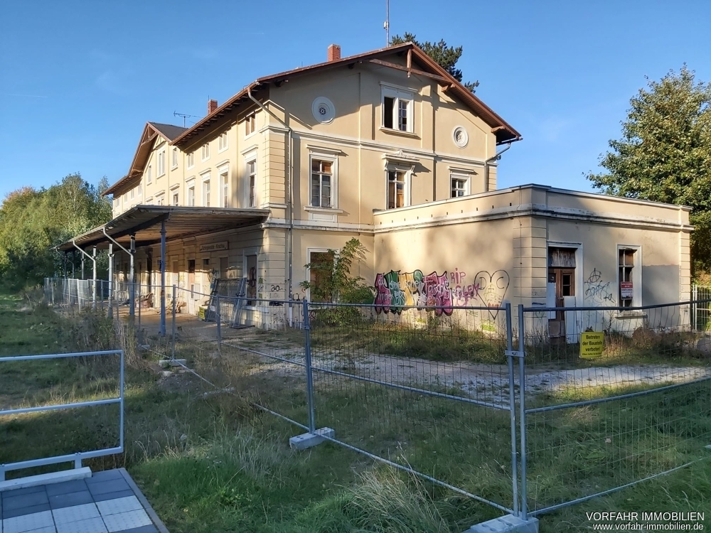 Ehemaliges Bahnhofsgebäude in Schirgiswalde-Kirschau