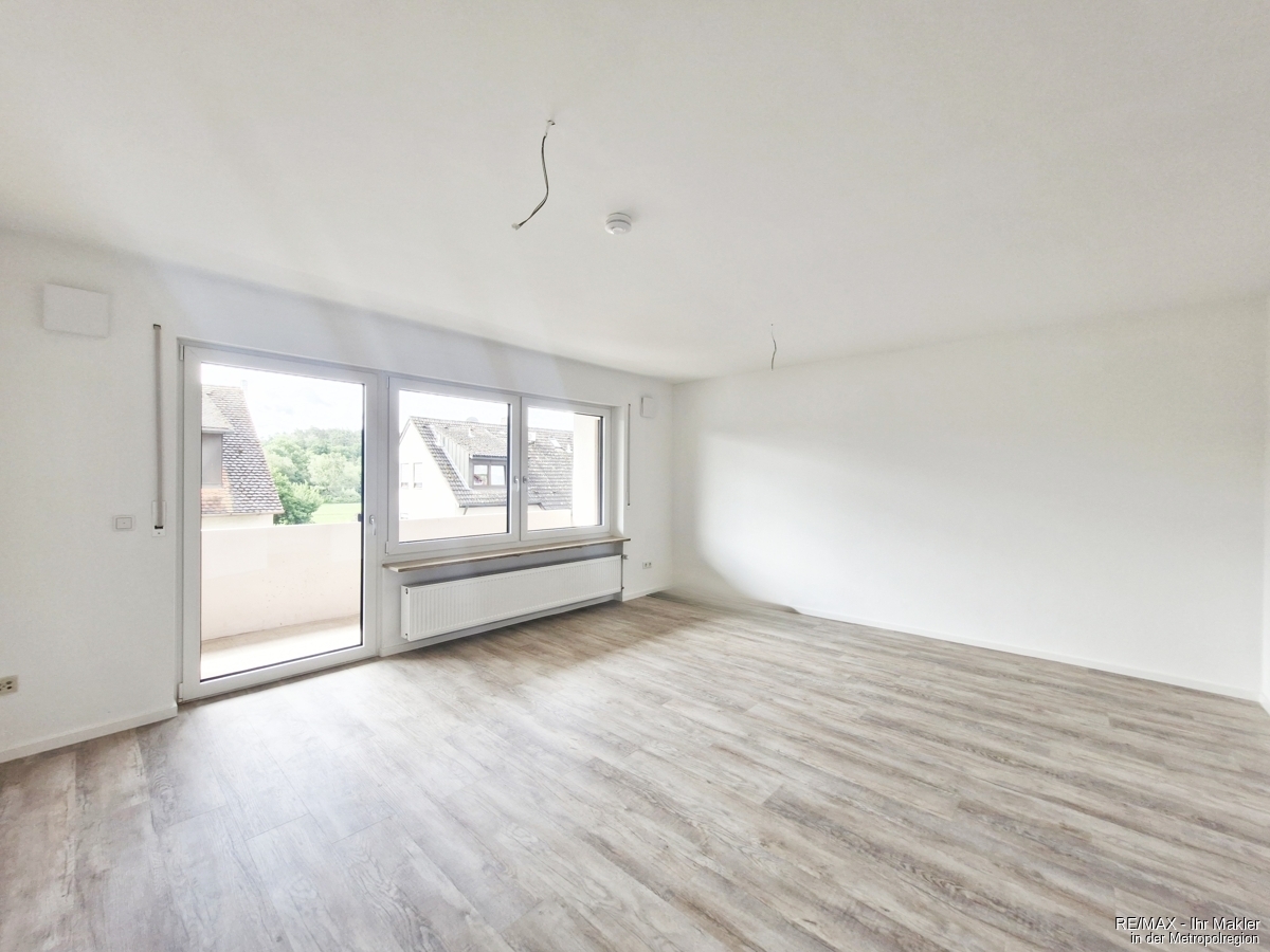 Neu renovierte 3-Zimmer-Wohnung im Grünen