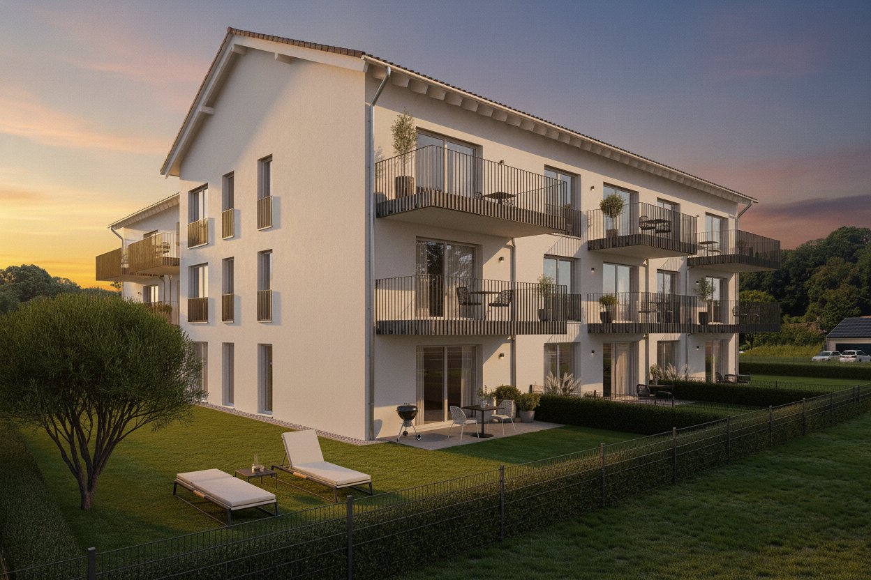 Moderne 2 Zimmer Neubau Whg. 2.OG Malching Wnr. 14
