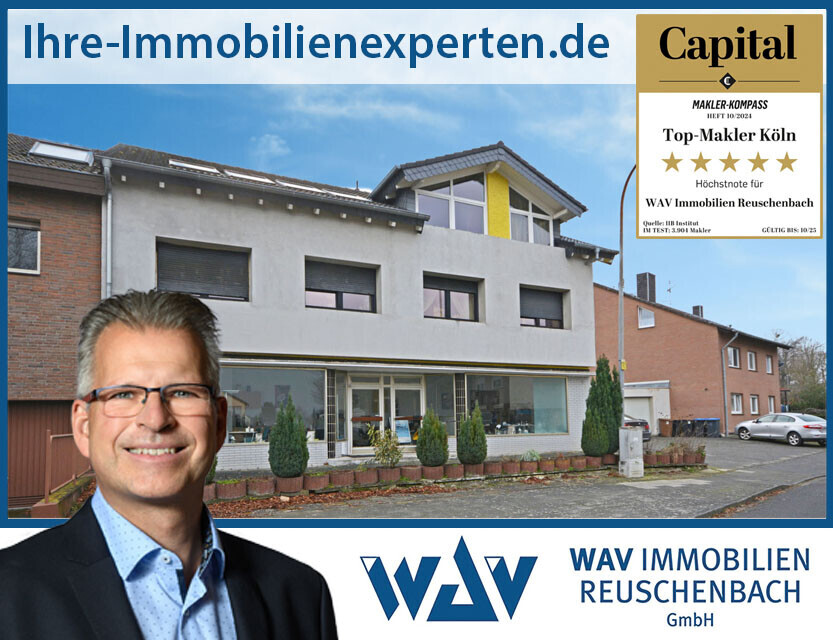 Wohn- und Geschäftshaus mit toller Dachgeschosswohnung in Badorf