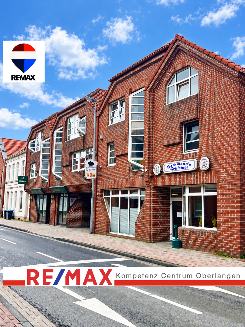Wohn- & Geschäftshaus mit besonderer Architekturgestaltung mitten in Leer