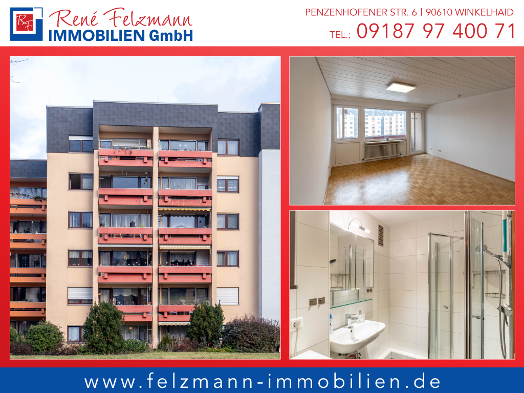 Nürnberg Worzeldorf: nahe dem Klinikum Nord. Etagenwohnung zu mieten