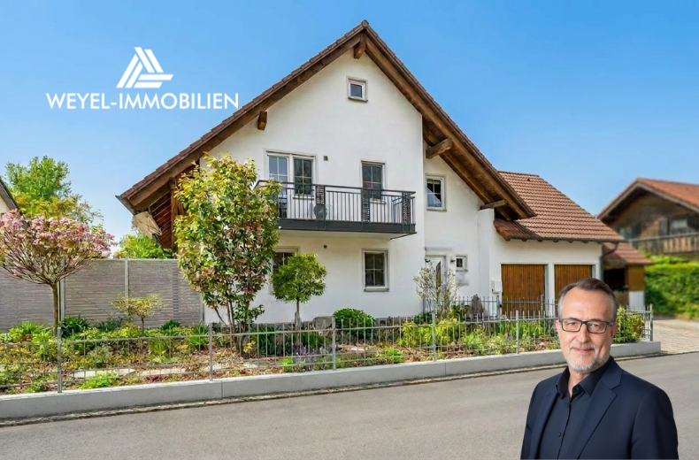 Zins 1,6%  400.000 Gepflegtes Zweifamilienhaus mit Wintergarten und Doppelgarage