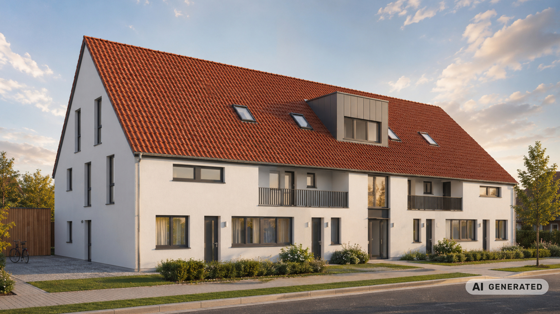 Barrierearm und energieeffizient wohnen: Erdgeschosswohnung mit Terrasse und Garten in Dissen a.T.W.